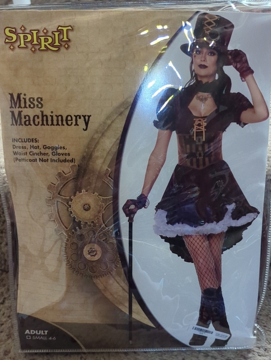 Spirit Other - Spirit Miss Machinery Steampunk Women's Costume - Black & Brown